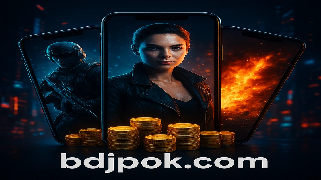 jpok মোবাইল গেমিংয়ের বৈচিত্র্যময় জগতকে প্রদর্শনকারী স্মার্টফোনগুলোর একটি সংগ্রহ, যেখানে ৭৭৭ গেমিং প্ল্যাটফর্মের গেম থেকে শুরু করে তীব্র অ্যাকশন-চালিত শুটার গেম পর্যন্ত বিস্তৃত।